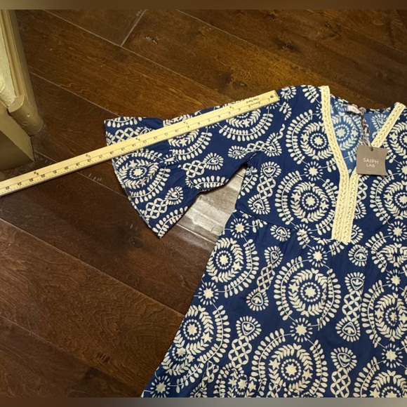 SAIPH LAB white and blue dress size M - Picture 11 of 13